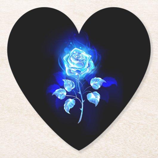 バーニングブルーバラ ペーパーコースター (正面)