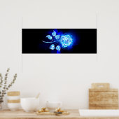 バーニングブルーバラ ポスター (キッチン)