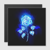 バーニングブルーバラ マグネット招待状 (正面/裏面)