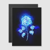 バーニングブルーバラ マグネット招待状 (正面/裏面)