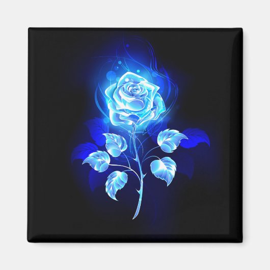 バーニングブルーバラ マグネット (正面)