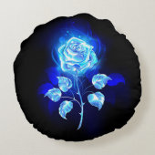 バーニングブルーバラ ラウンドクッション (裏面)