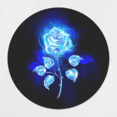 バーニングブルーバラ ラベル (デザイン2)