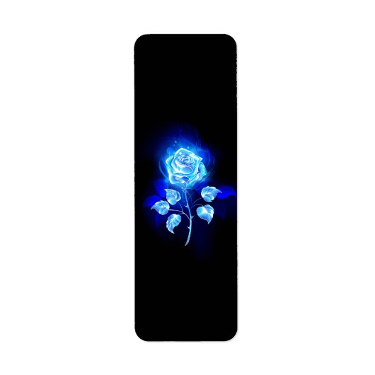 バーニングブルーバラ ラベル (正面)