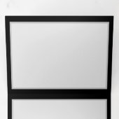 バーニングブルーバラ 三つ折りカード (内部最初)