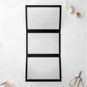 バーニングブルーバラ 三つ折りカード (内部)