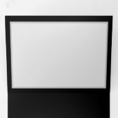 バーニングブルーバラ 三つ折りクリスマスカード (内部最初)