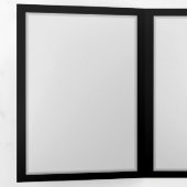 バーニングブルーバラ 三つ折り招待状 (内部最初)