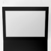 バーニングブルーバラ 三つ折り招待状 (内部最初)