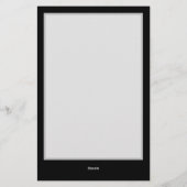 バーニングブルーバラ 便箋 (裏面)