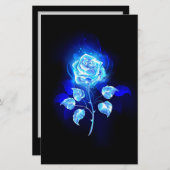 バーニングブルーバラ 便箋 (正面/裏面)