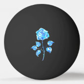 バーニングブルーバラ 卓球ボール (裏面)