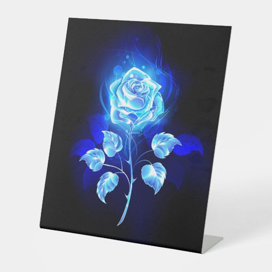 バーニングブルーバラ 台座サイン (正面)