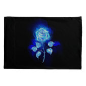 バーニングブルーバラ 枕カバー (裏面)