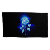 バーニングブルーバラ 枕カバー (裏面-右)