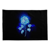 バーニングブルーバラ 枕カバー (裏面-右)