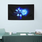 バーニングブルーバラ 横断幕 (トレードショー)