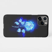 バーニングブルーバラ iPhoneケース (裏面横)