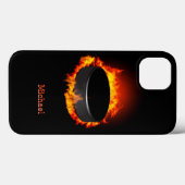 バーニングホッケーパック Case-Mate iPhoneケース (裏面 (横))