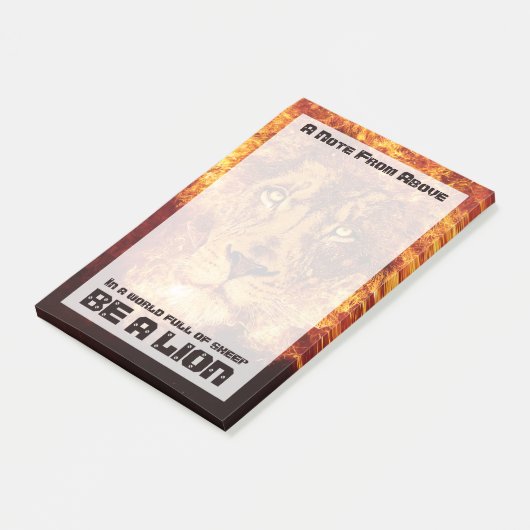 バーニングライオン感動的引用文 ポストイット (アングル)