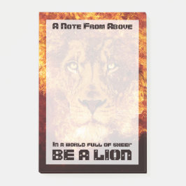 バーニングライオン感動的引用文 ポストイット