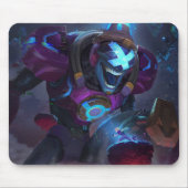 バーニング復讐ゲームマウスパッド | 炎をテーマにした マウスパッド (正面)