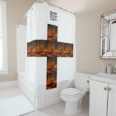 バーニング湖 シャワーカーテン (インサイチュ)