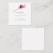 バーニング開花エレガンスウェディングRSVP エンクロージャーカード (正面/裏面)