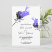 バーニング開花エレガンス結婚式招待状 招待状 (スタンド正面)