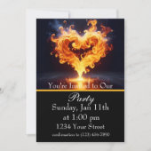 バーニング・ブライト：私たちの炎のPartyを祝おう！ 招待状 (正面)