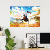 バーニーを救出しろ！横長 ポスター (ホームオフィス)