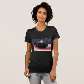 バーニーサンダフラグ Tシャツ (正面フル)