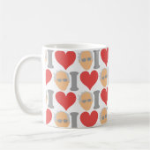 バーニーサンダースが大好き コーヒーマグカップ (左)