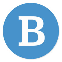 バーニーサンダースラウンド"B"ステッカー