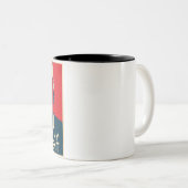 バーニーサンダーズノベルティマグ ツートーンマグカップ (正面右)