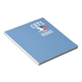 バーニーサンダー用の猫 ノートパッド (アングル)