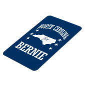 バーニーサンダー用ノースカロライナ マグネット (左側)