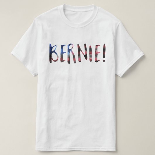 バーニーサンダー《写真》ぼけ味 Tシャツ (デザイン正面)