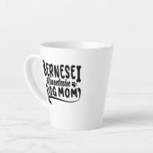 バーニーズマザー, バーニーズ犬の母, バーニーズマム カフェラテマグ (左アングル)