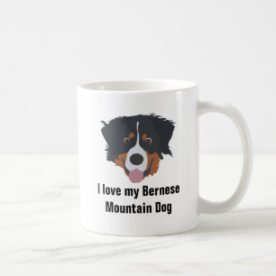 バーニーズ・マウンテン・ドッグのコーヒー・マグ- Bernese犬 コーヒーマグカップ