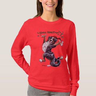 バーニーズ・マウンテン・ドッグの休日のワイシャツ Tシャツ