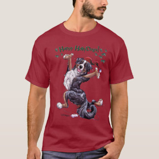 バーニーズ・マウンテン・ドッグの休日のTシャツ Tシャツ