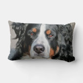 バーニーズ・マウンテン・ドッグの写真のイメージ ランバークッション (裏面)