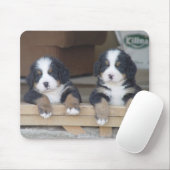 バーニーズ・マウンテン・ドッグの子犬のマウスのマット マウスパッド (マウス)