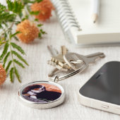 バーニーズ・マウンテン・ドッグの子犬のkeychain キーホルダー (側面)