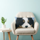 バーニーズ・マウンテン・ドッグの枕 ランバークッション (椅子)