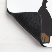 バーニーズ・マウンテン・ドッグの漫画 マウスパッド (コーナー)