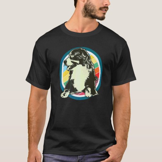 バーニーズ・マウンテン・ドッグの犬種 43 Tシャツ (正面)
