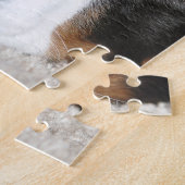 バーニーズ・マウンテン・ドッグの置くこと ジグソーパズル (側面)