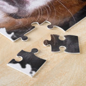 : バーニーズ・マウンテン・ドッグの" "大きい犬"犬 ジグソーパズル (側面)